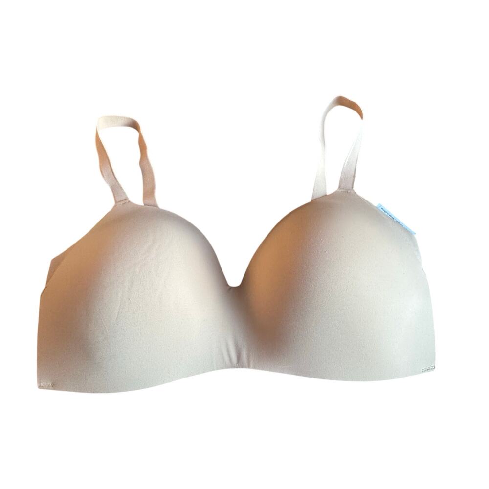 Knix WingWoman Contour Bra‎ 36DD Wireless Molded Cup Nude Warm Sand NWT